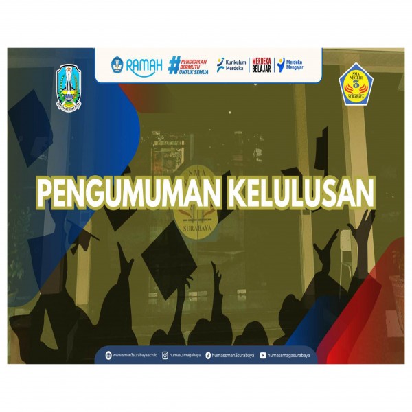 PENGUMUMAN KELULUSAN SMA NEGERI 3 SURABAYA TAHUN PELAJARAN 2024-2025